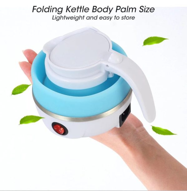 "600ml Foldable Electric Travel Kettle - Fast Water Heating"