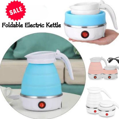 "600ml Foldable Electric Travel Kettle - Fast Water Heating"