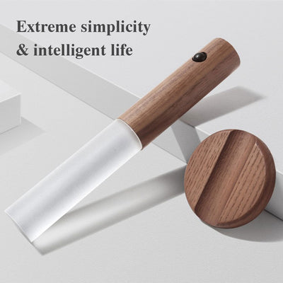 Motion Sensor Magnetic Wood Wireless Light